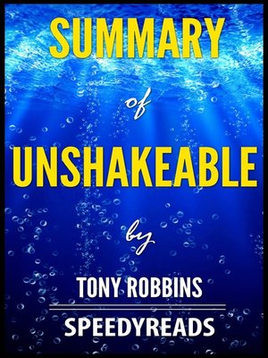 cover image of Summary of Unshakeable by Tony Robbins